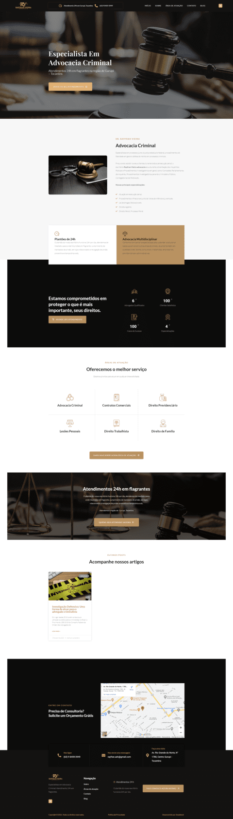 Criação de sites para advogados